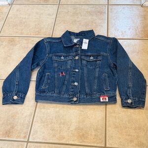 Old Navy x Disney Minnie Mouse Denim Jacket size 6/7 NWT